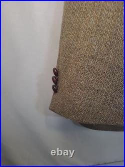 ORVIS Harris Tweed Scotland Sport Coat 100% New Wool Basketweave Heather 44R