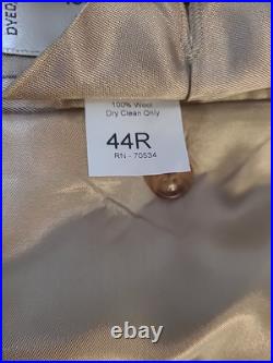 ORVIS Harris Tweed Scotland Sport Coat 100% New Wool Basketweave Heather 44R