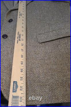 ORVIS Harris Tweed Scotland Sport Coat 100% New Wool Basketweave Heather 44R