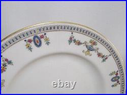 Old Lenox American Belleek Jeweled The Colonial 6 Dinner Plates
