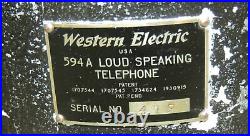 One Pair Western Electric 594A Drivers Early Serial #254 419. All Original