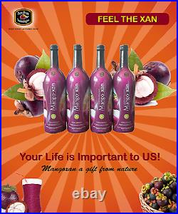 Organic Mangoxan Mangosteen Juice (8-750ml bottles) Free Shipping USA