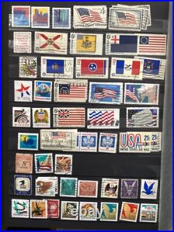 Over 1500 Different USA Stamps In 56 Page Stock Book In Good Condition