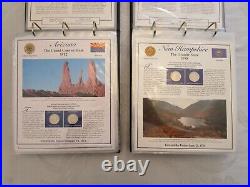 PCS Statehood Quarters Collection Vol 1 & 2 Complete 50 States + US Territories