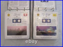 PCS Statehood Quarters Collection Vol 1 & 2 Complete 50 States + US Territories