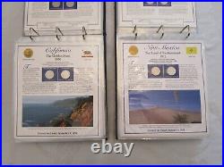PCS Statehood Quarters Collection Vol 1 & 2 Complete 50 States + US Territories