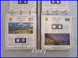 PCS Statehood Quarters Collection Vol 1 & 2 Complete 50 States + US Territories