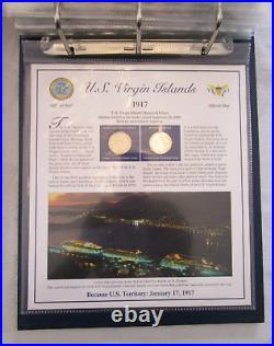 PCS Statehood Quarters Collection Vol 1 & 2 Complete 50 States + US Territories