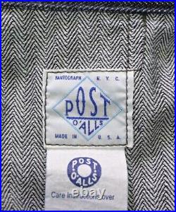 POST O'ALLS Chore Jacket Indigo(Herringbone) M 2200421125018