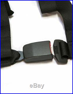 PRP 4 Point 2 Harness Seat Belts Automotive Style Latch Black Polaris RZR All