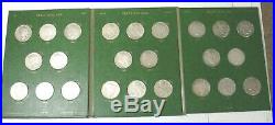 Peace Dollar Complete Set Of 24 Pds Mints With All Key Dates In Whitman Aulbum