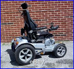 Permobil TRAX all-terrain, off-road power wheelchair, heavy-duty like F5 X850