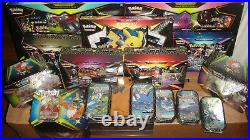 Pokemon COMPLETE Shining Fates 16 Box Lot All Products Tins Elite Trainer Vmax +