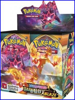 Pokemon Darkness Ablaze Booster Box X 36 all sealed and new