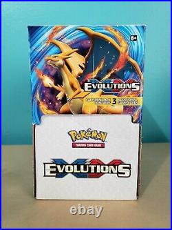 Pokemon XYEvolutions 55 SEALED 3-Card Booster Packs ALL 4 ARTWORKS WITH BOX