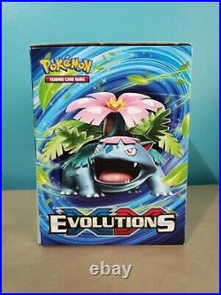 Pokemon XYEvolutions 55 SEALED 3-Card Booster Packs ALL 4 ARTWORKS WITH BOX