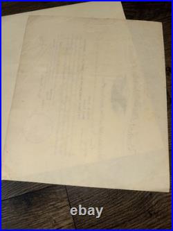 President of United States Awards and Certificates James Grant Official