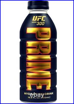 Prime UFC 300 & London GOLD BILLION 2x500ml LIMITED IMPORT Logan Paul Rare