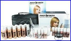 Professional Airbrush Makeup System, Fair- Tan Master set Kit- Luminous