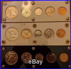 Proof Sets in Capital Hill 1955, 1956 and 1957 All Gems