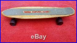 Pure Juice Sims Skateboard 1976 Vtg All Original Wood Deck Wheels Tracker Trucks