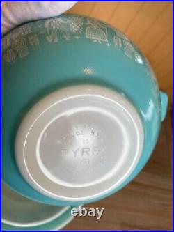 Pyrex Amish Butterprint Mixing Bowl Cinderella Bowls Set of 4 Vintage From Japan