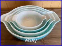 Pyrex Amish Butterprint Mixing Bowl Cinderella Bowls Set of 4 Vintage From Japan