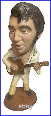 RARE Esco Products Elvis Presley Sculpture Figure Vintage 17 Chalkware Statue