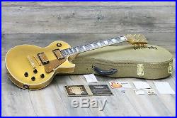 RARE! Gibson Les Paul'57 50th Anniversary 2007 All Gold + Tweed OHSC and COA
