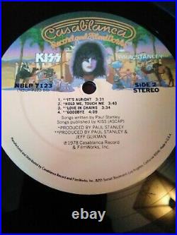 RARE Kiss All 4 1978 US pressed solo album bundlen+ inners sound great