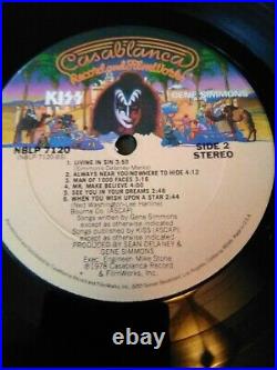 RARE Kiss All 4 1978 US pressed solo album bundlen+ inners sound great
