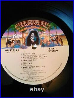 RARE Kiss All 4 1978 US pressed solo album bundlen+ inners sound great