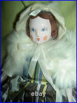 RUTH GIBBS, Play Friend Series, 7, 1940s, darling china doll, mint condition