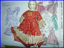 RUTH GIBBS, Play Friend Series, 7, 1940s, darling china doll, mint condition