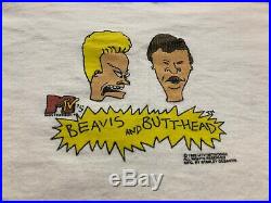 Rare 1993 Beavis & Butthead T-Shirt XL Vintage 90s Single Stitch All Sport