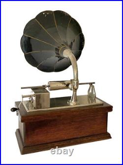 Rare All Original Wizard Cylinder Phonograph Gramophone