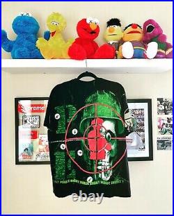 Rare vintage 1992 Public Enemy rap tee All Over Print Single Stitched USA Hanes