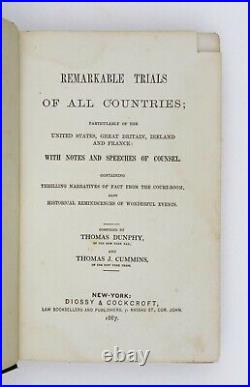 Remarkable trials of all countries particularly of the United States 1867 COLT