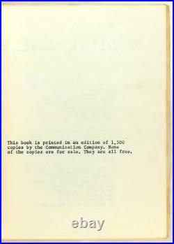 Richard Brautigan 1st Edition 1967 All Watched Over By Machines Of Loving Grace