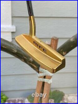 Rife Cayman Brac Putter-Rose Gold All-Milled (New) with IOMIC Grip