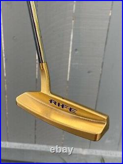 Rife Cayman Brac Putter-Rose Gold All-Milled (New) with IOMIC Grip