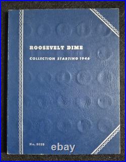 Roosevelt Dime Collection Starting 1946-1964/Album. All 48 Silver Dimes
