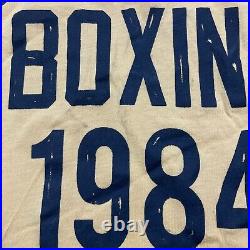 Roots of Fight Shirt Mens Medium Yellow Mike Tyson Boxing State Games Syracuse