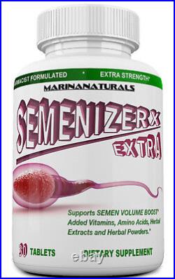 SEMENIZERX EXTRA Semen Volumizer. For Male and Female. Testosterone Booster