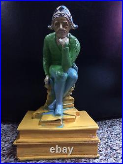 STEVE KAUFMAN ALL original JESTER SCULPTURE SIGNED COA painting statue