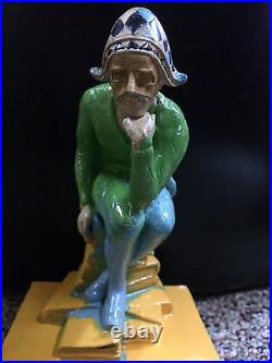 STEVE KAUFMAN ALL original JESTER SCULPTURE SIGNED COA painting statue