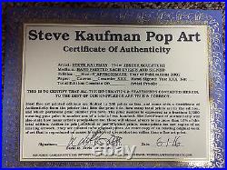 STEVE KAUFMAN ALL original JESTER SCULPTURE SIGNED COA painting statue