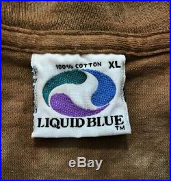SUPER RARE Vintage Green Day Dookie SAMPLE shirt Liquid Blue 90s VTG XL all over