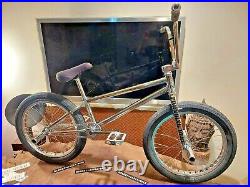 S&M CHROME BMX BIKE 20 USA MADE CUSTOM ALL BEST S&M FIT RNC cranks full polish