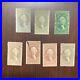 Scarce Collection Of 7 Us Long Revenue Stamps, All High Denominations Lot